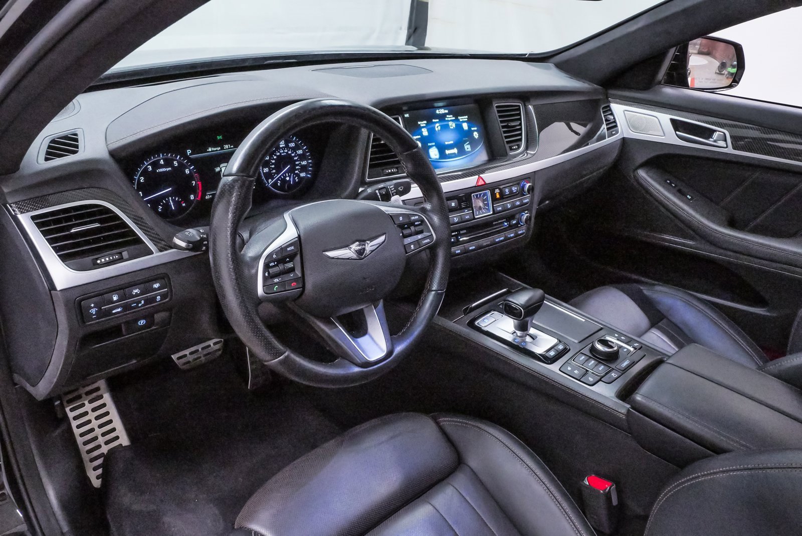Used 2019 GENESIS G80 Sport with VIN KMHGN4JB3KU291365 for sale in Spring, TX