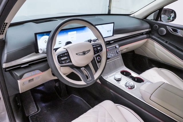 Certified 2025 GENESIS GV80 Prestige with VIN KMUHEESC8SU219337 for sale in Spring, TX