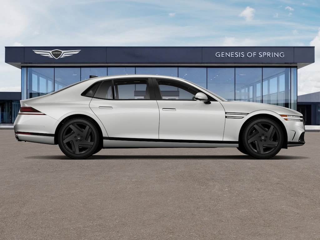 New 2026 Genesis G90 3.5T e-SC Prestige Black Sedan