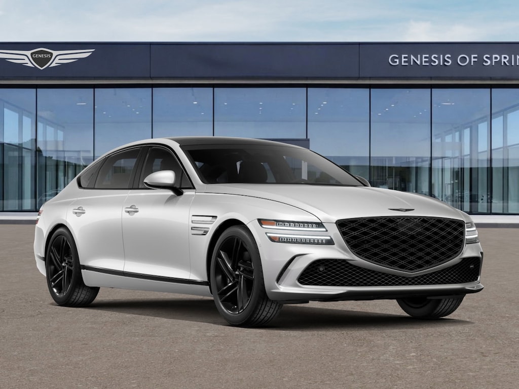New 2026 Genesis G80 3.5T Prestige Black Sedan