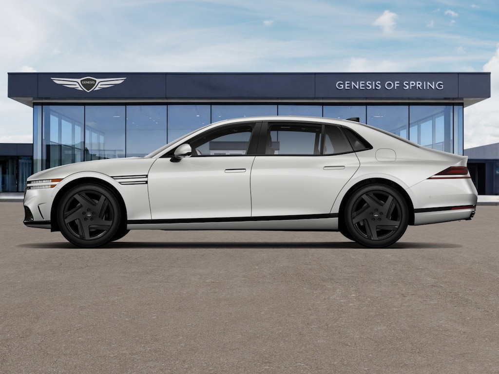 New 2026 Genesis G90 3.5T e-SC Prestige Black Sedan