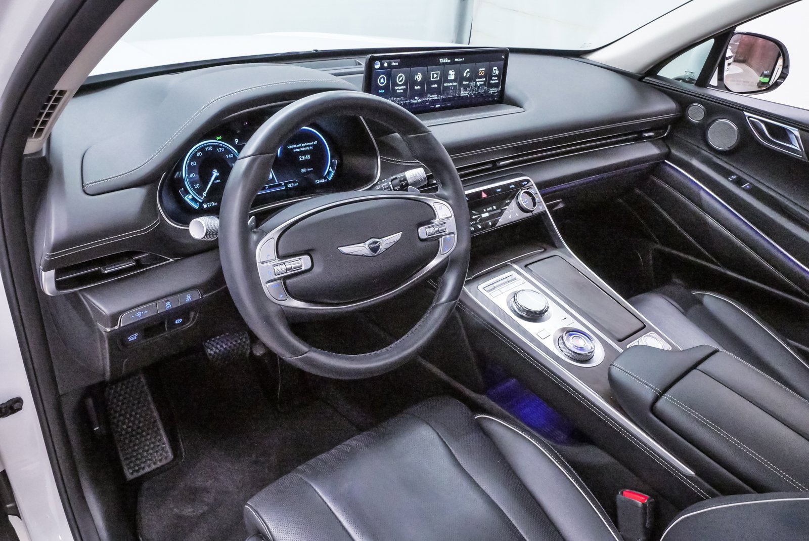 Certified 2023 GENESIS GV80 Standard with VIN KMUHBDSB8PU121619 for sale in Spring, TX