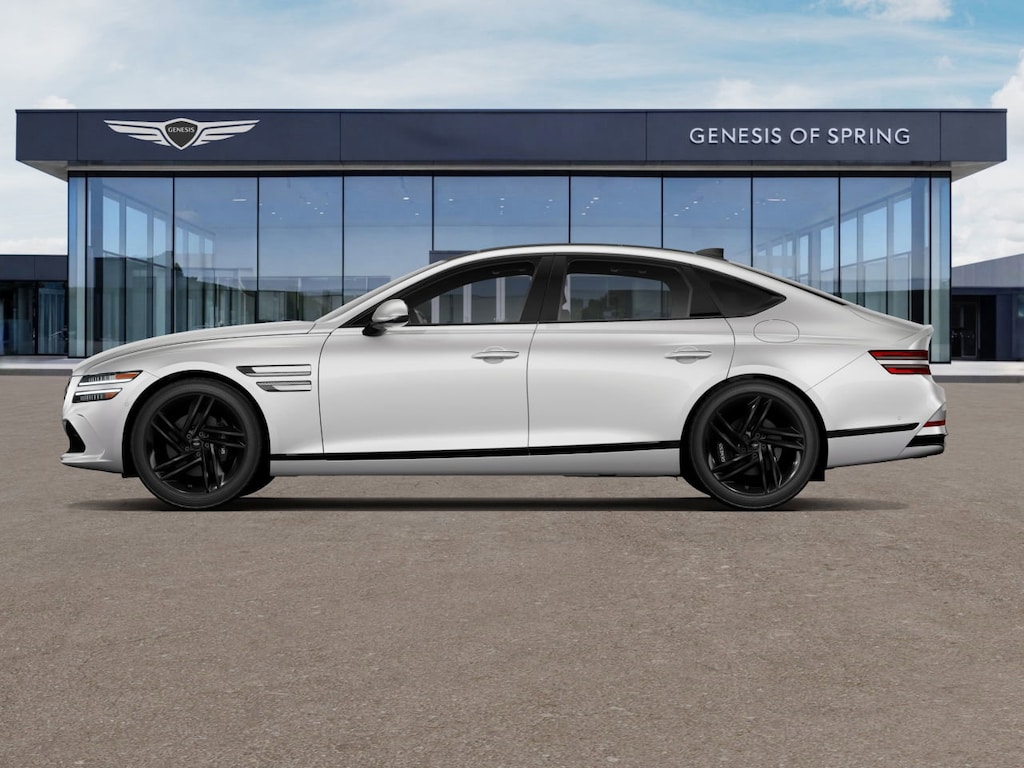New 2026 Genesis G80 3.5T Prestige Black Sedan