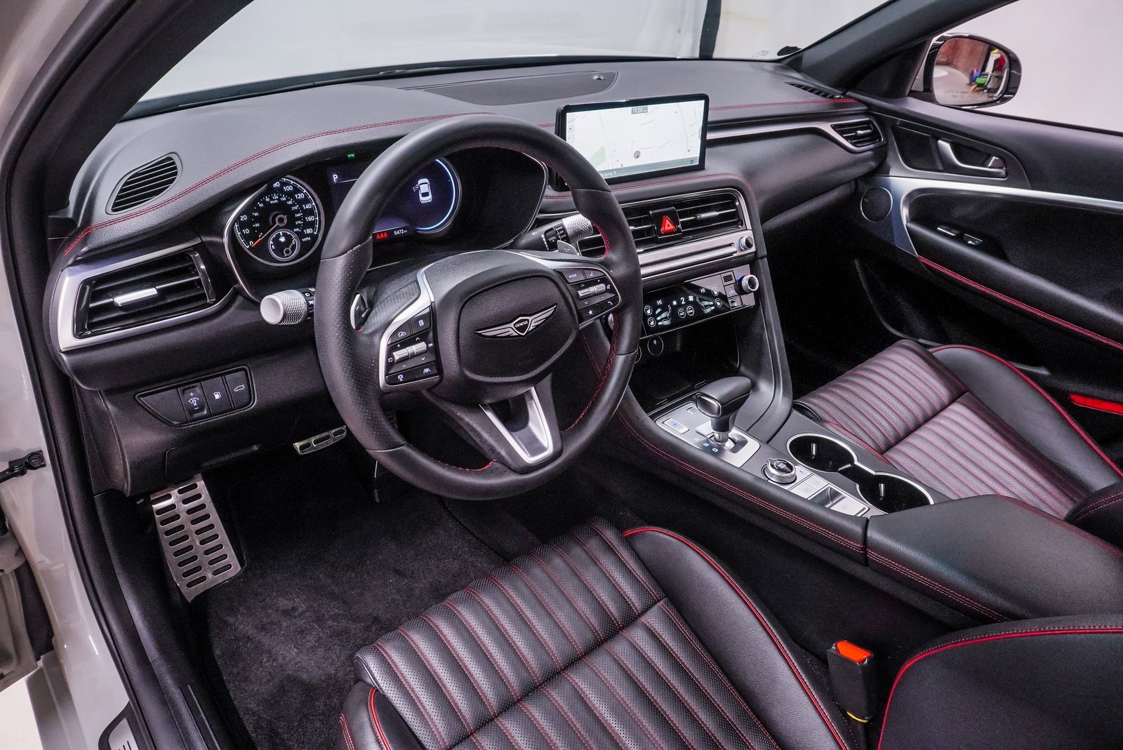 Certified 2025 GENESIS G70 Standard with VIN KMTG34SC4SU144717 for sale in Spring, TX
