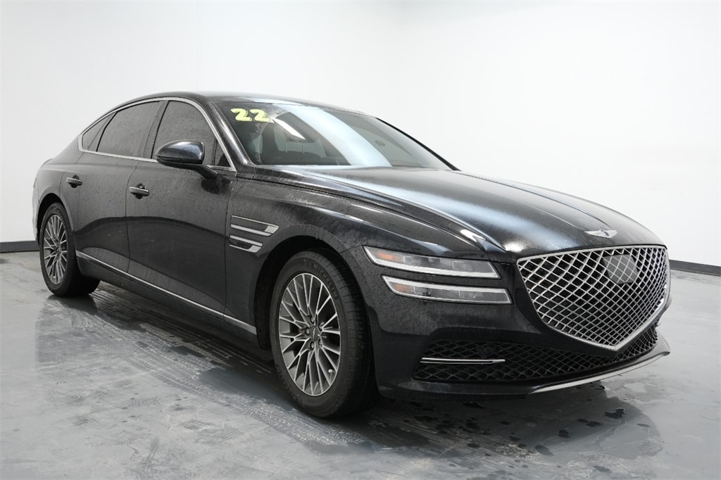 Used 2022 GENESIS G80 Base with VIN KMTGB4SC1NU111309 for sale in Waterloo, IA