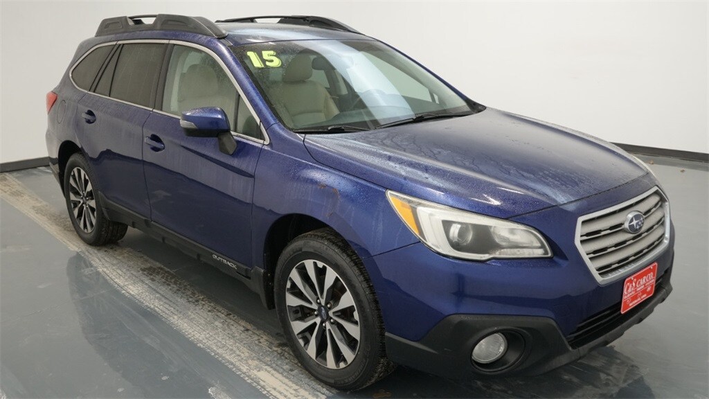Used 2015 Subaru Outback Limited with VIN 4S4BSBLCXF3265192 for sale in Waterloo, IA