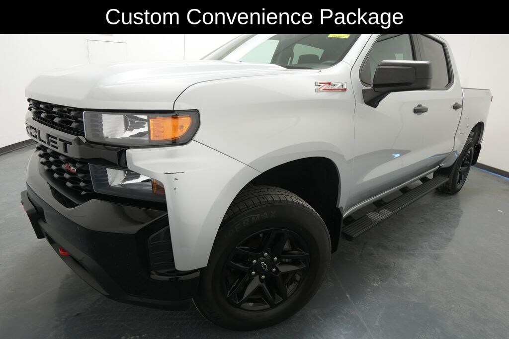 Used 2019 Chevrolet Silverado 1500 Silverado Custom Trail Boss Truck Crew Cab