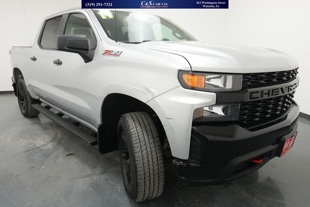 Used 2019 Chevrolet Silverado 1500 Silverado Custom Trail Boss Truck Crew Cab