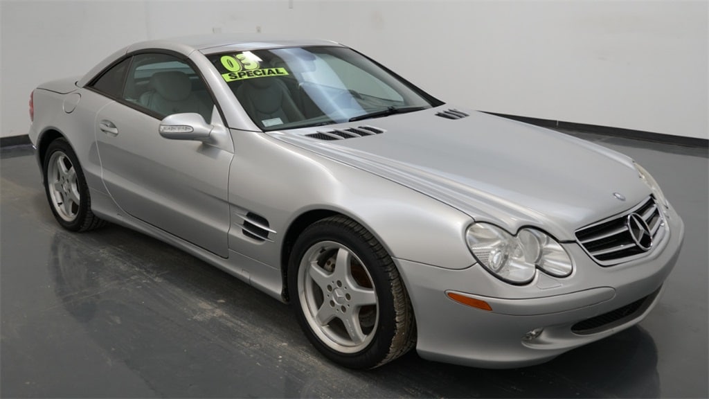 Used 2003 Mercedes-Benz SL-Class SL500 with VIN WDBSK75F73F016897 for sale in Waterloo, IA