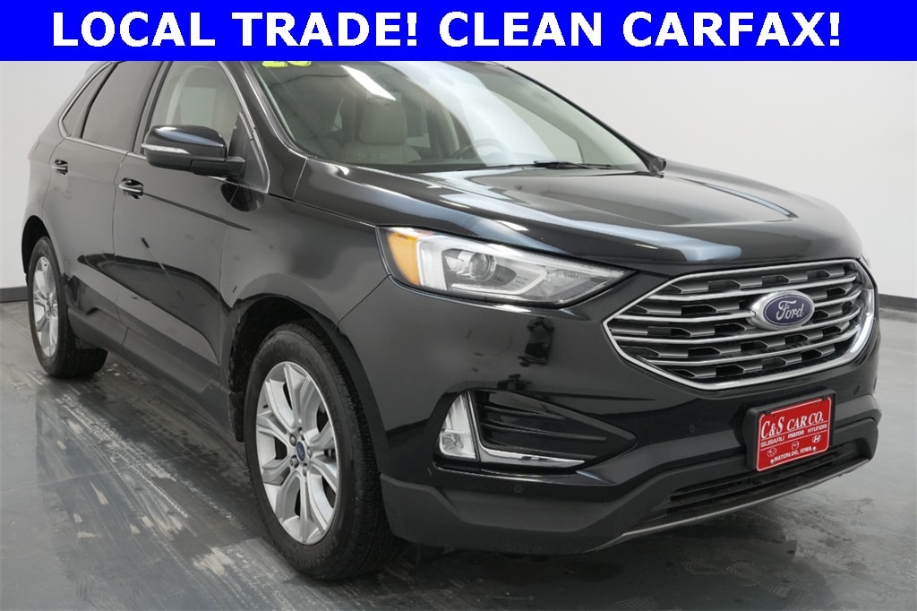 Used 2020 Ford Edge Titanium with VIN 2FMPK4K95LBA17791 for sale in Waterloo, IA