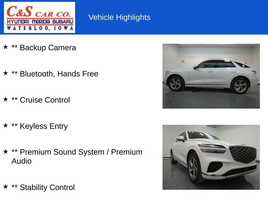 2026 GENESIS GV70 Standard - Photo 7