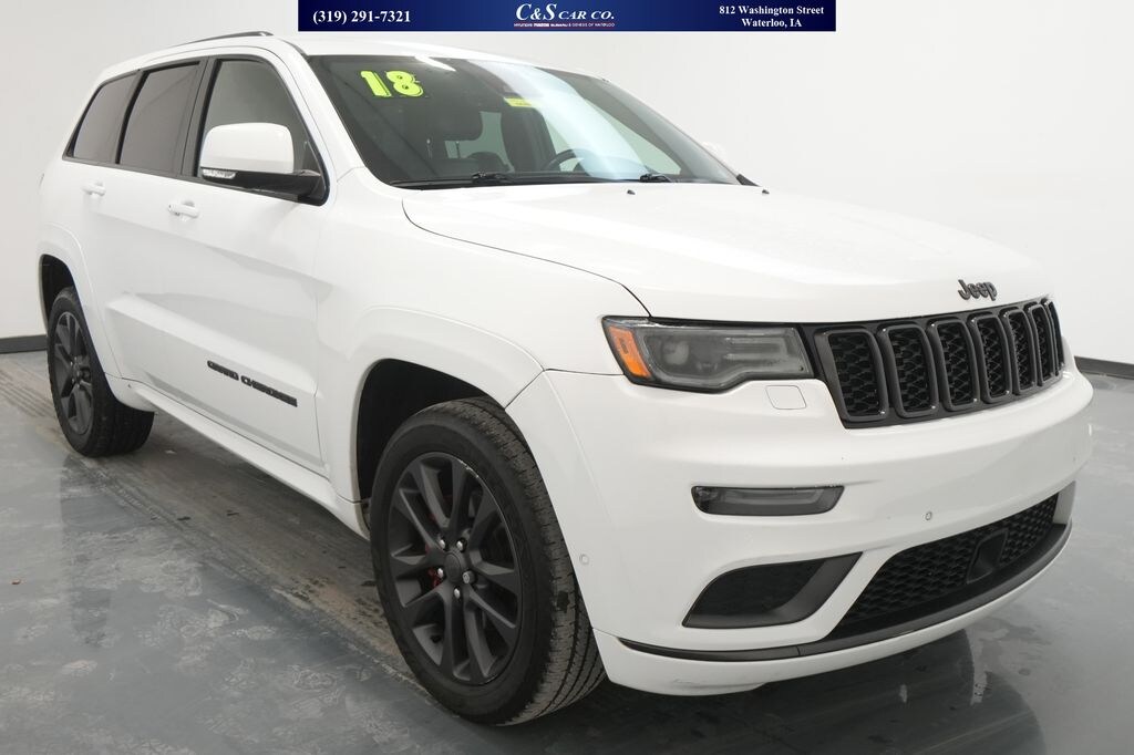 Used 2018 Jeep Grand Cherokee Overland 4x4 SUV