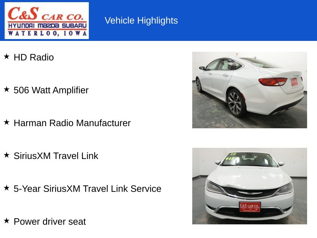 2015 Chrysler 200 C - Photo 13