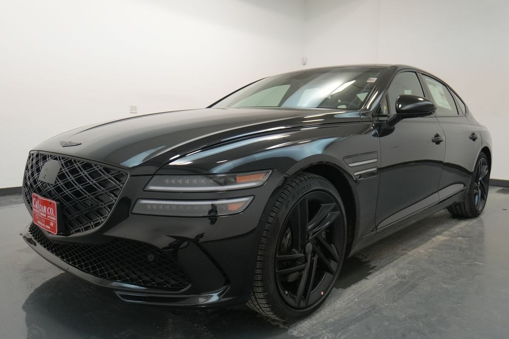 New 2026 Genesis G80 3.5T Prestige Black Sedan