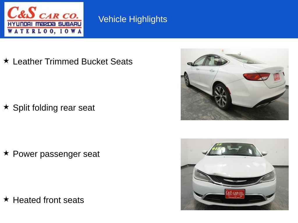2015 Chrysler 200 C - Photo 26