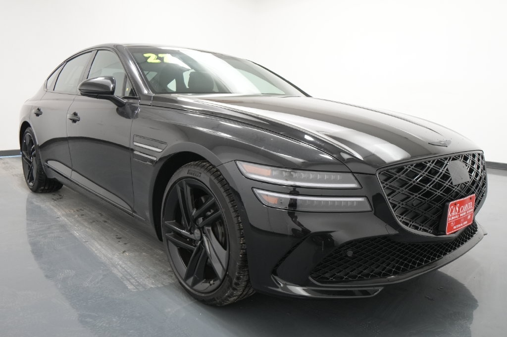 New 2027 Genesis G80 3.5T Prestige Black Sedan