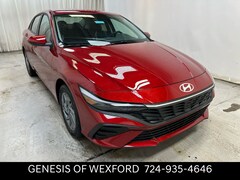 2025 Hyundai Elantra Hybrid Blue Sedan