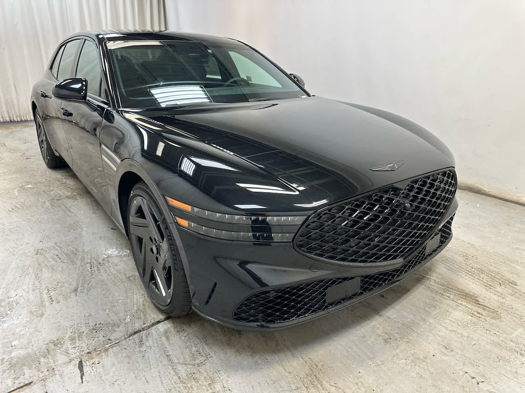 New 2026 Genesis G90 3.5T e-SC Prestige Black Sedan
