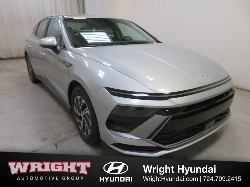 New 2026 Hyundai Sonata Hybrid Blue Sedan