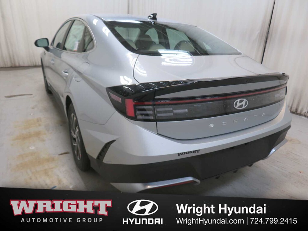 New 2026 Hyundai Sonata Hybrid Blue Sedan