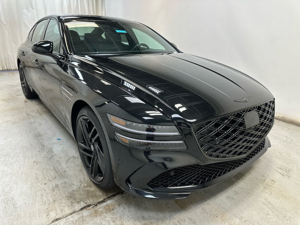 New 2026 Genesis G80 3.5T Prestige Black Sedan