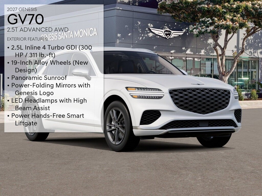 New 2027 Genesis GV70 2.5T Advanced SUV