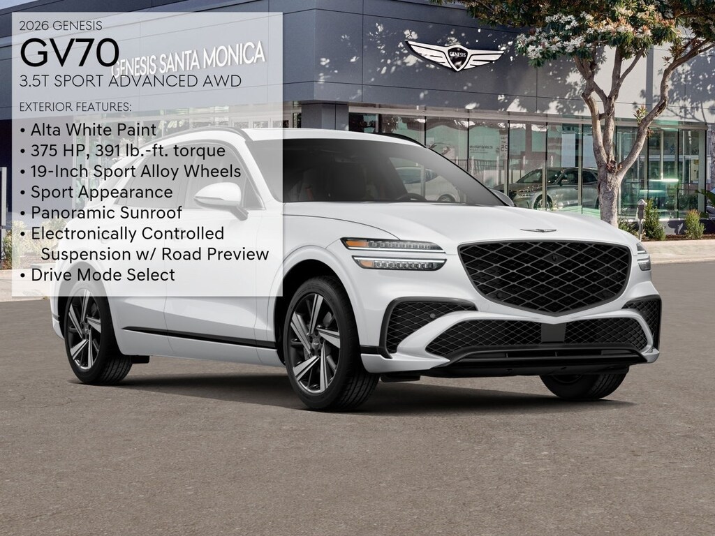 New 2026 Genesis GV70 3.5T Sport Advanced SUV