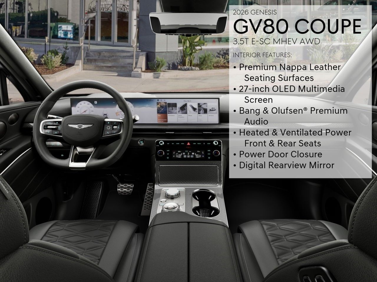 2026 GENESIS GV80 Coupe E-SC - Photo 20