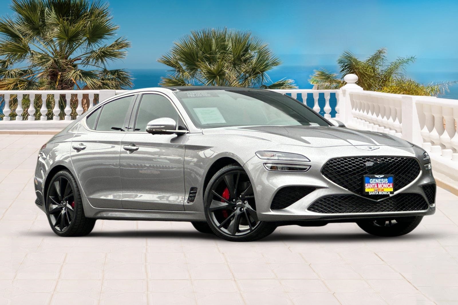 Certified 2023 GENESIS G70 Standard with VIN KMTG54TE4PU105224 for sale in Santa Monica, CA