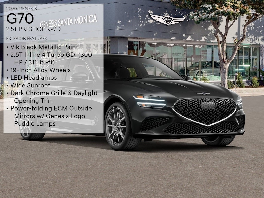 New 2026 Genesis G70 2.5T Prestige RWD Sedan