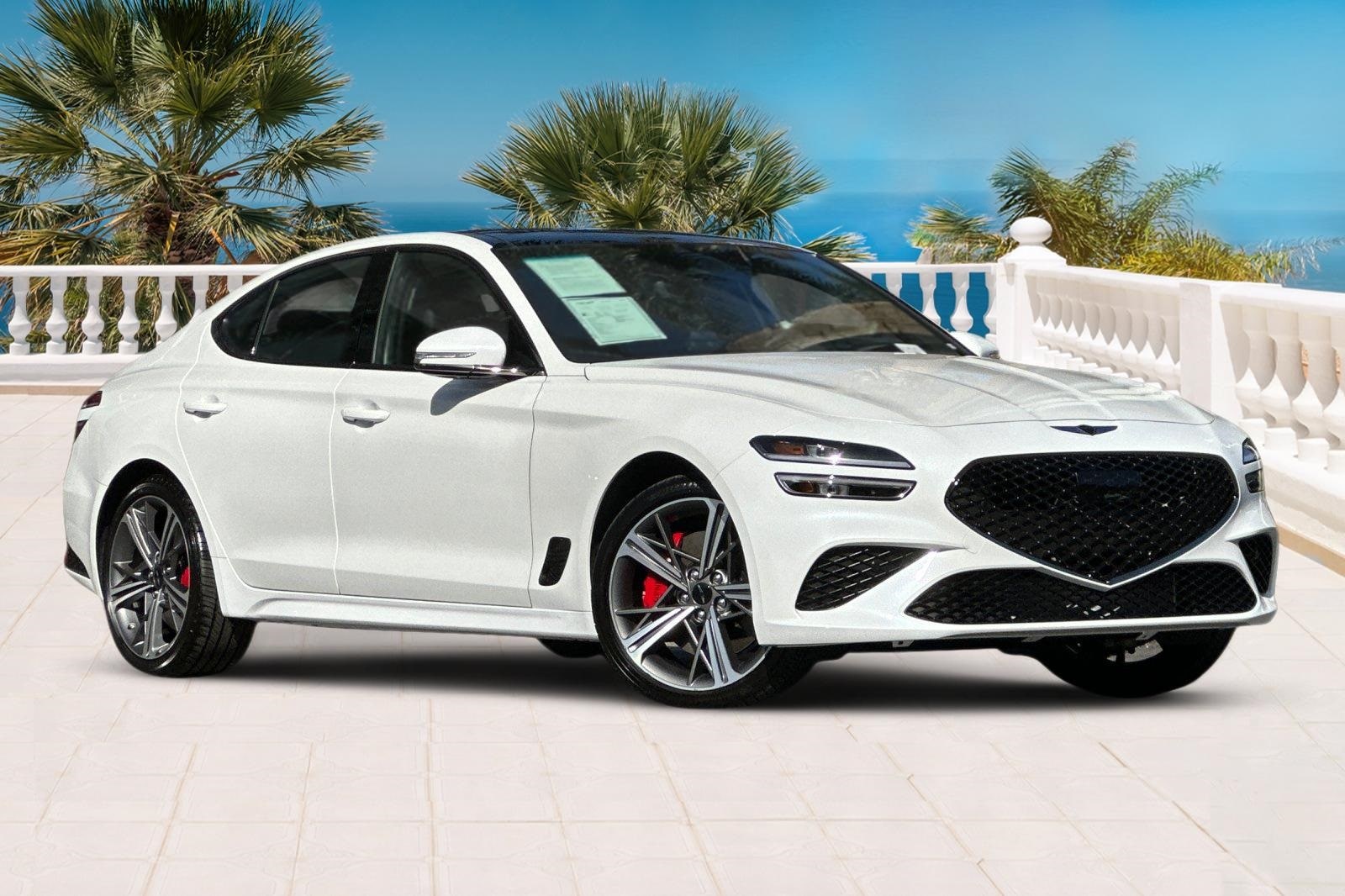 Certified 2025 GENESIS G70 Sport Advanced with VIN KMTG54SE1SU148235 for sale in Santa Monica, CA