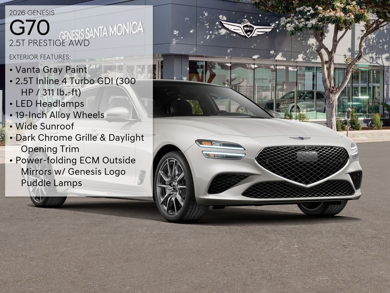 2026 Genesis G70 2.5T Prestige AWD photo 2