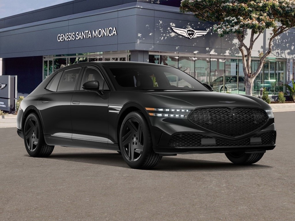 New 2026 Genesis G90 3.5T e-SC Prestige Black Sedan