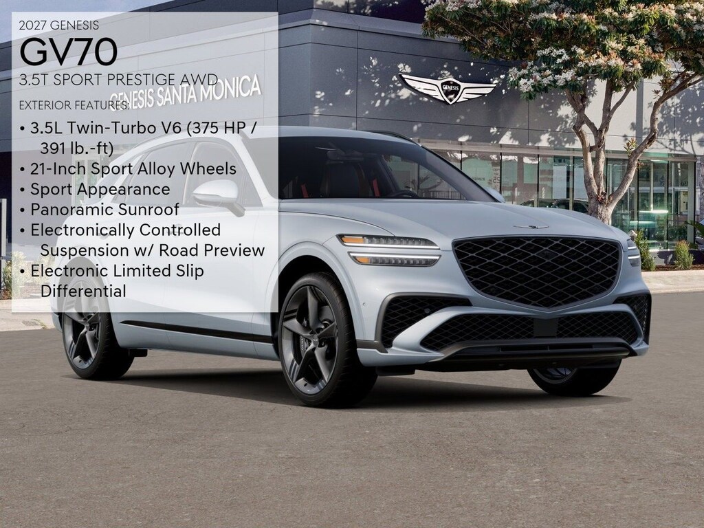 New 2027 Genesis GV70 3.5T Sport Prestige SUV