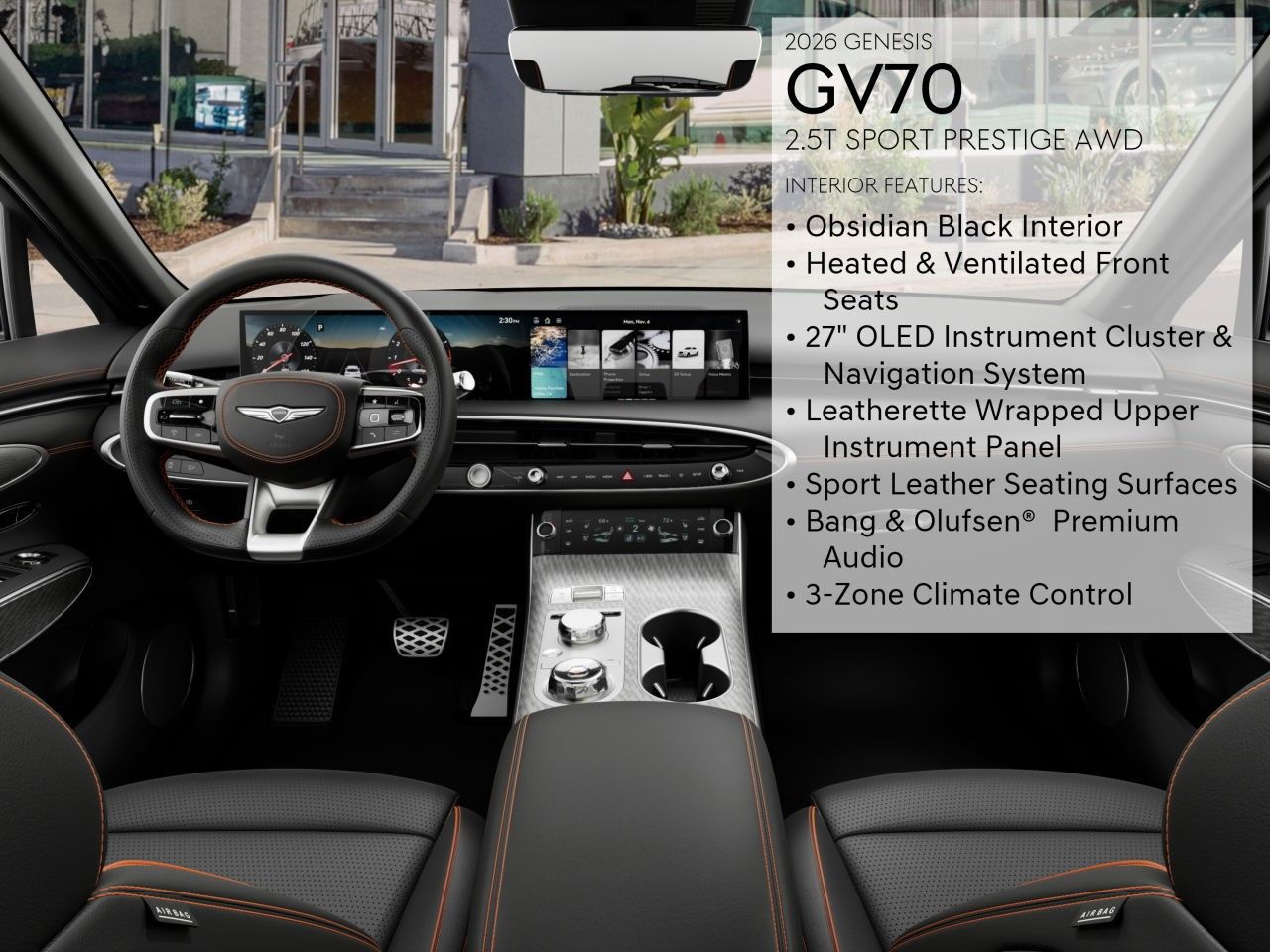 2026 GENESIS GV70 Sport Prestige - Photo 21