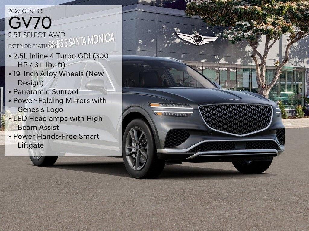 New 2027 Genesis GV70 2.5T Select SUV