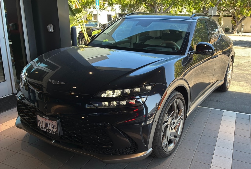 Certified 2023 GENESIS GV60 Performance with VIN KMUKEDTB9PU017085 for sale in Santa Monica, CA