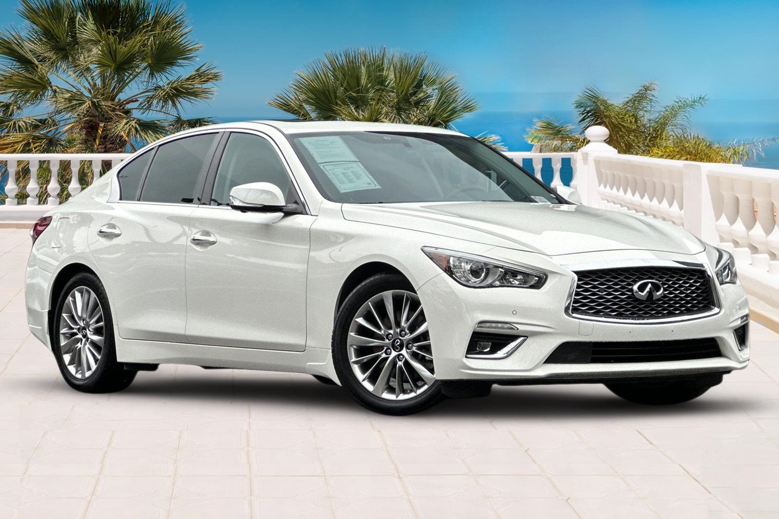 Used 2021 INFINITI Q50 LUXE with VIN JN1EV7BP1MM705577 for sale in Santa Monica, CA