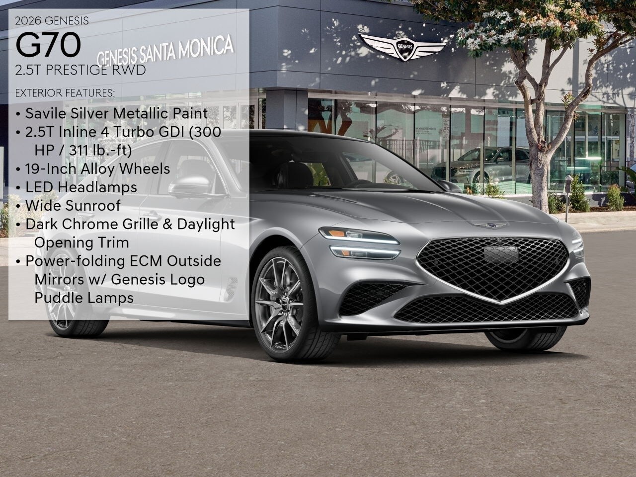 2026 Genesis G70 2.5T Prestige photo 2