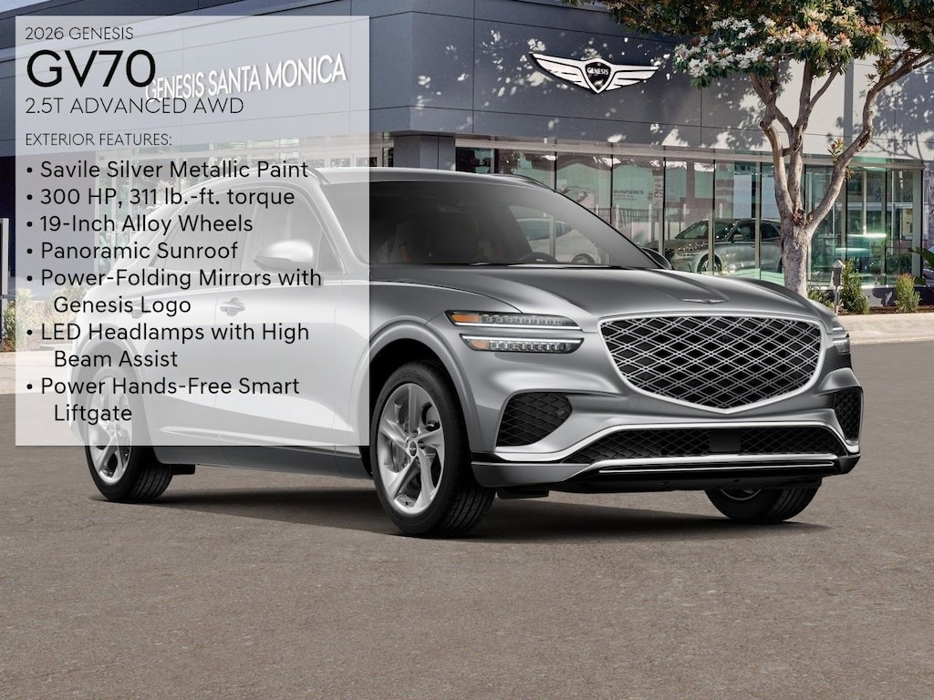 New 2026 Genesis GV70 2.5T Advanced SUV