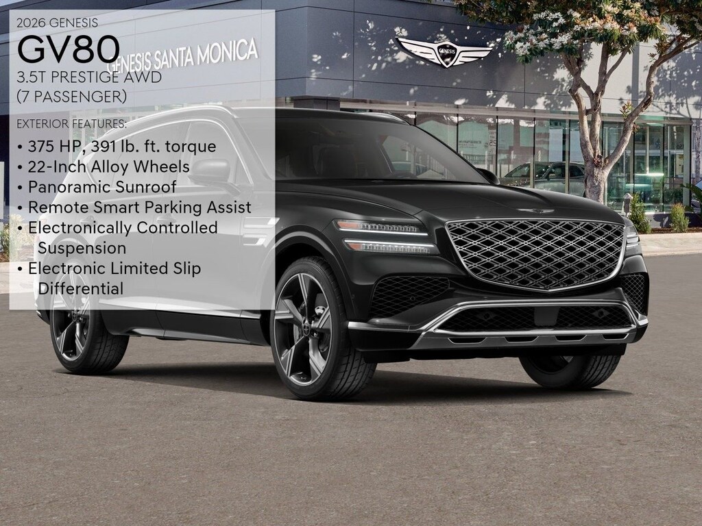 New 2026 Genesis GV80 3.5T Prestige SUV