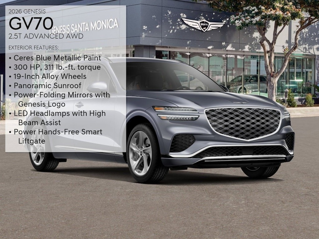 New 2026 Genesis GV70 2.5T Advanced AWD SUV