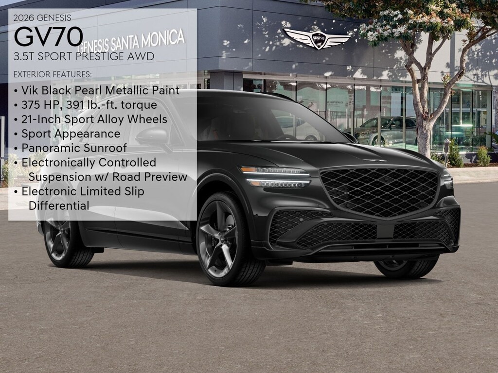 New 2026 Genesis GV70 3.5T Sport Prestige SUV