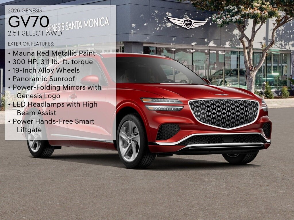 New 2026 Genesis GV70 2.5T Select AWD SUV