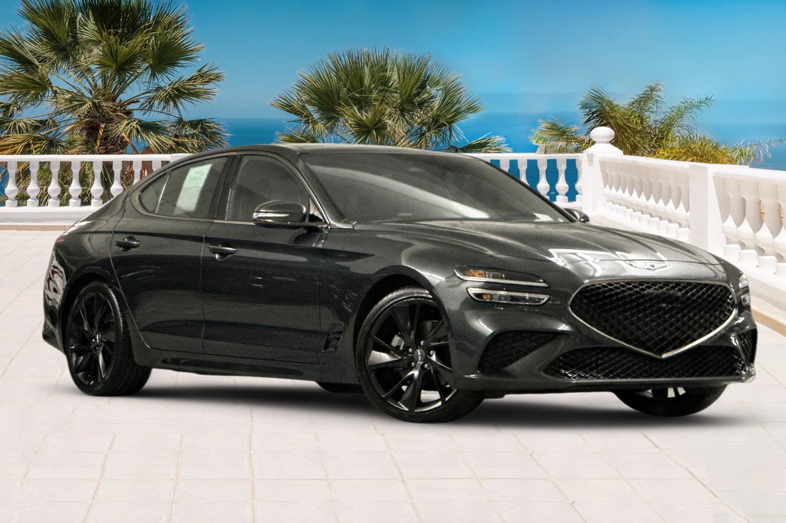 Certified 2023 GENESIS G70 Standard with VIN KMTG34TA0PU105269 for sale in Santa Monica, CA