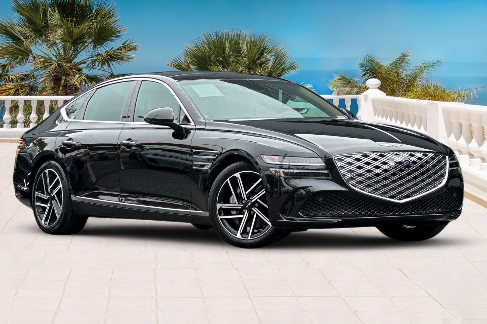 Certified 2025 GENESIS G80 Advanced with VIN KMTGB4SC5SU255828 for sale in Santa Monica, CA