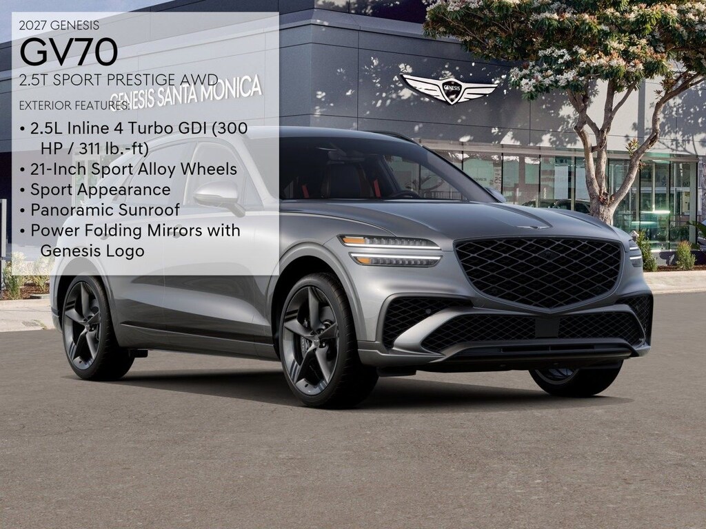 New 2027 Genesis GV70 2.5T Sport Prestige SUV
