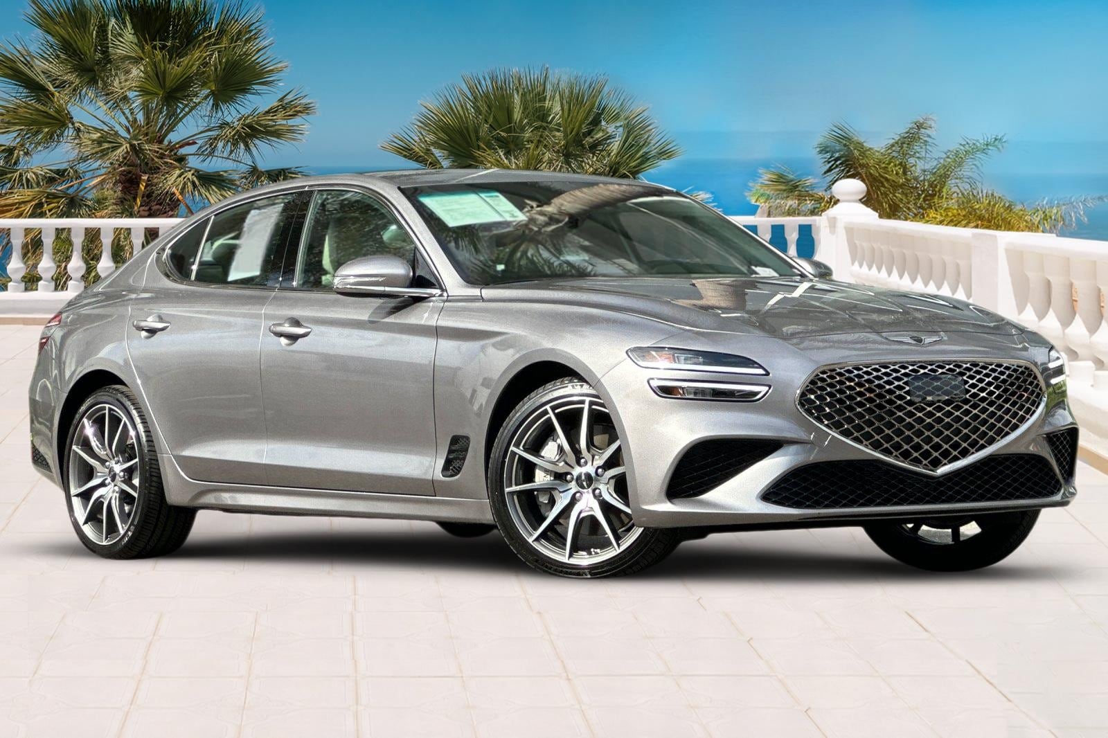 Certified 2025 GENESIS G70 Standard with VIN KMTG34SC7SU150818 for sale in Santa Monica, CA