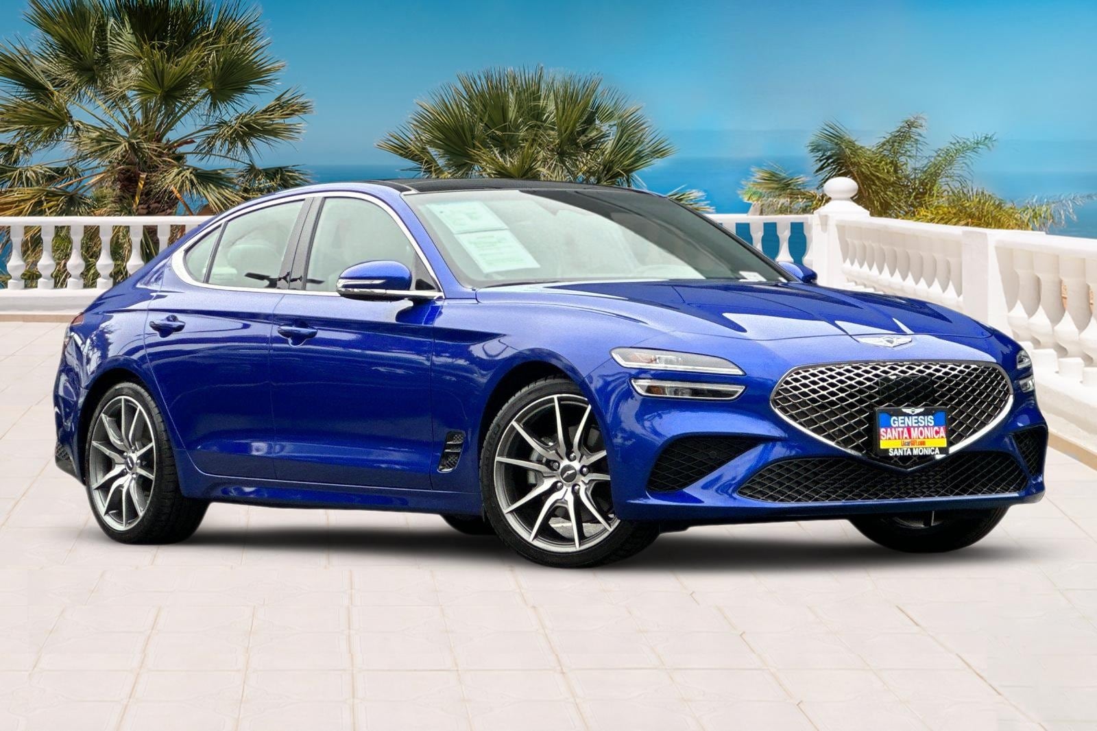 Certified 2022 GENESIS G70 Standard with VIN KMTG34TA9NU097945 for sale in Santa Monica, CA