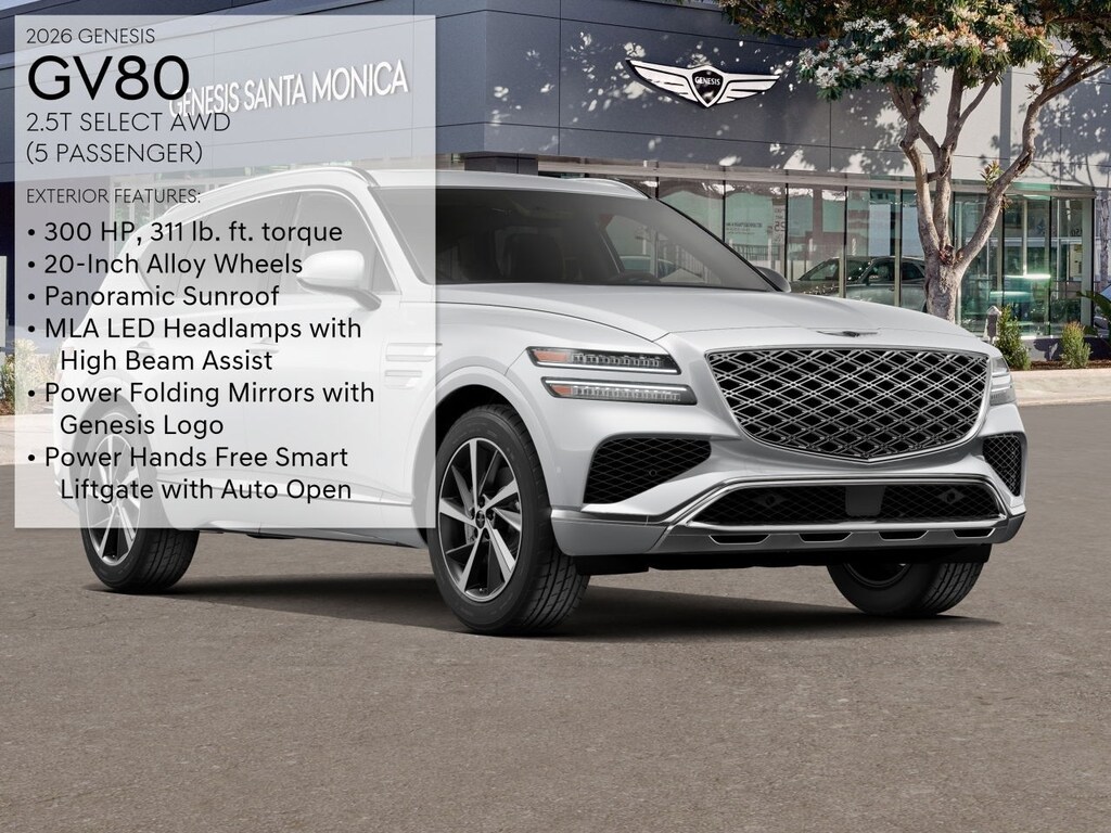 New 2026 Genesis GV80 2.5T Select SUV
